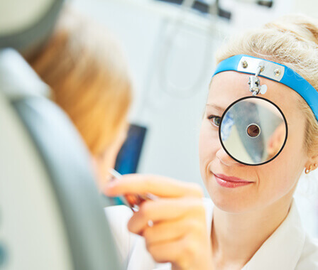 ENT doctor exam